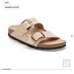 Natural patent leather BIRKENSTOCK
